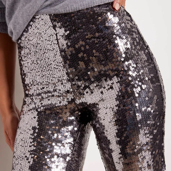 Good American Sequin Wide Leg Pants - Picture 7 of 10